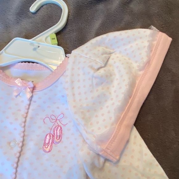 NWT - Little Me - 3 month, baby sleeper and hat. - Picture 5 of 7